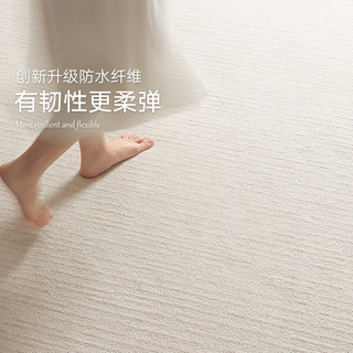 大江地毯客厅简约免洗易打理防水防滑地毯卧室大面积地毯 幻境白 300x400cm