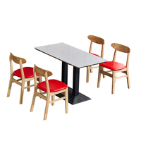 卡汐沐岩板商用小吃面馆奶茶食堂饭店麻辣烫店餐桌烧烤饭店岩板桌椅组合