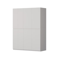 金经金属钢制衣柜主卧室家用出租房铁艺落地柜环保铁皮衣橱1.5米