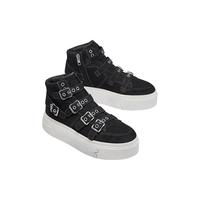 艾熙 ASH女鞋2024秋季STARMOON BUCKLE真皮高帮鞋女厚底休闲松糕鞋潮 深灰色 35