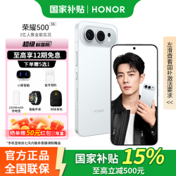 荣耀 500 5G手机 12GB+256GB 月光银