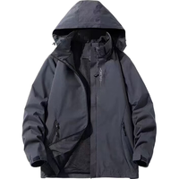 啄木鸟 秋冬季户外登山服三防冲锋衣男女骑行运动夹克外套男士上衣潮牌 男 6266 XL
