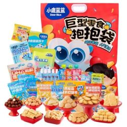 小鹿蓝蓝 儿童巨型零食抱抱袋2114g