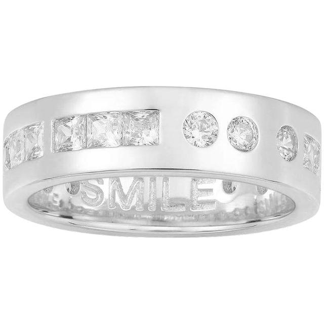 APM Monaco APM SMILE摩斯密码戒指男女生银白色戒指新年