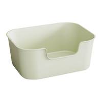 喵仙儿 猫砂盆特大号开放式猫厕所加高围栏防外溅敞开式猫屎盆猫咪用品