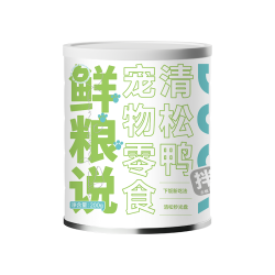 鲜粮说 清松鸭主粮伴侣零食罐200g