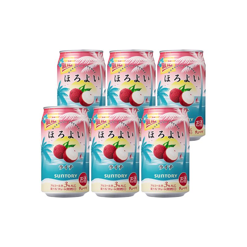 三得利和乐怡预调鸡尾酒苹果味350ml*6罐微酒感低度女士果酒
