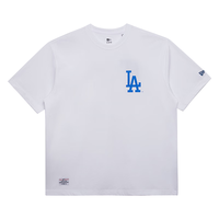 NEW ERA纽亦华2024MLB冰淇淋印花NY LA短袖男女简约休闲T恤 14179168-白色-LA 洛杉矶道奇队 M