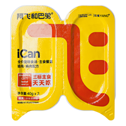 阿飞和巴弟 猫罐头主食罐小飞盒无谷全价湿粮成幼猫通用粮餐包