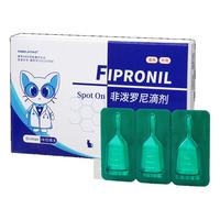 移动端、京东百亿补贴：咪凹 医生猫咪驱虫药宠物体外驱虫打虫药非泼罗尼滴剂0.5ml*3支装