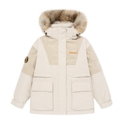 雪中飞 2023雪中飞 SNOWFLYING秋冬新款潮流校园情侣男女短款毛领羽绒服