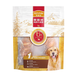 麦富迪 狗狗零食磨牙棒 耐咬小中大型犬宠物零食 （鸡肉 鸭肉）夹心牛皮卷组合装