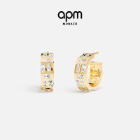 APM Monaco 杨紫同款 Ice圈形耳环 金黄色 YE16483OX