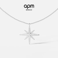 APM Monaco 六芒星项链 经典银流星 AP9606OX