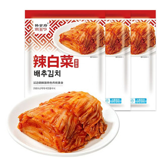 宋玉今韩式辣白菜延边泡菜延吉免切朝鲜族小菜400g*3袋源头直发