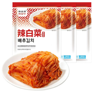 宋玉今韩式辣白菜延边泡菜延吉免切朝鲜族小菜400g*3袋源头直发