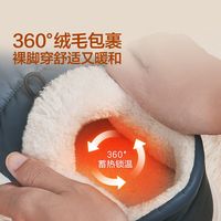 【限时清仓】足力健老人鞋冬季男棉拖鞋不易滑厚底保暖鞋款