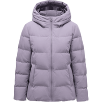 坦博尔羽绒服女蓄热保暖宽松连帽短款外套女时尚韩版厚款TD236356 芝袊紫 4XL (190) 190/108A