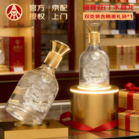 五粮液 纯粮酿造高度白酒  52度 500mL 2瓶 水晶龙双瓶