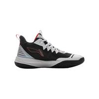 李宁童鞋儿童篮球鞋男大童龙拳反光回弹稳定支撑运动鞋YKBV018 黑色/标准白-7 39