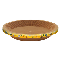 赞宠 猫抓盆圆形超大号(送猫薄荷) 猫抓板不掉屑猫爪窝宠物玩具瓦楞纸