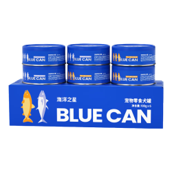 海洋之星 狗零食罐头补水狗罐BLUECAN 组合装 零食狗罐100g*6（混合口味）