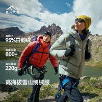 喜马拉雅 玉龙鹅绒服800蓬95绒-20°C雪山攀登专业户外抗寒防风功能羽绒服
