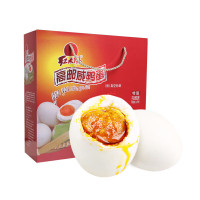 红太阳 高邮 红心流油咸鸭蛋 20枚*80g 礼盒装