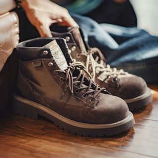 马登 英伦风中帮真皮厚底马丁靴男士靴子短靴皮靴