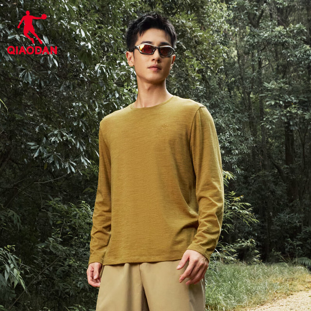 乔丹 山神 美利奴羊毛长袖男T恤 QXFTL3254086R