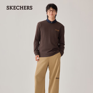  SKECHERS/斯凯奇 宽松休闲 女士针织长袖T恤