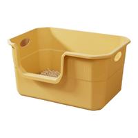 泰格宠物 猫砂盆超大号特大半封闭式猫厕所防臭幼猫猫沙盆子防外溅猫咪屎盆