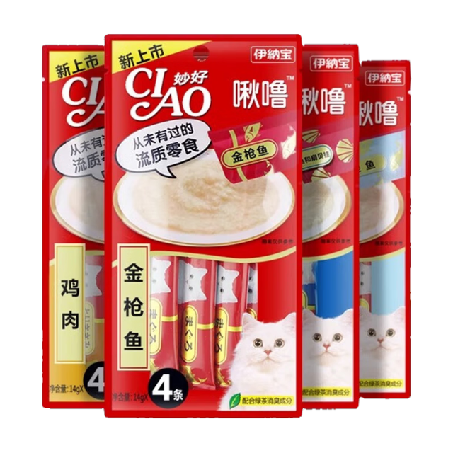 伊纳宝 ciao猫条 金枪鱼混合口味60条