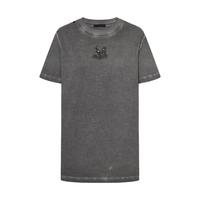 MO&Co./摩安珂 手工络花logo 女士短袖T恤 XS /155