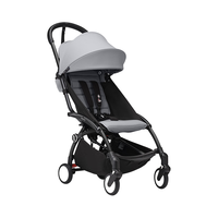 STOKKE YOYO3 6+ 全能型推车折叠遛娃轻便婴儿车可坐可躺 +岩石灰坐垫 黑色车架