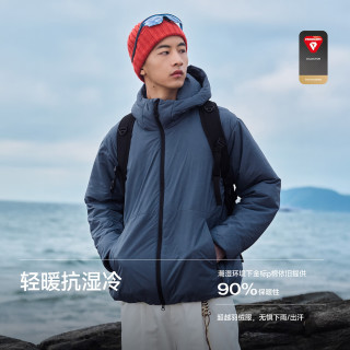 RESTICK 「星轨」100G金标P棉棉服冬季PrimaLoft轻量防寒连帽外套新年 黑色100g 黑标P棉 M