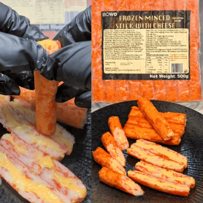 小编亲测：BOWO 铂沃 芝士蟹味棒/芝士鱼豆腐 500g/包（限2款任选）