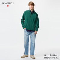 优衣库合作款男装女装直筒牛仔裤/水洗产品丹宁牛仔裤长裤482860 63 天蓝色 31 /170/78A