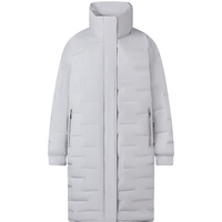 波司登秋季经典商务羽绒服女款90鹅绒时尚轻商务保暖外套B40134164 薄暮灰8966 170/92A