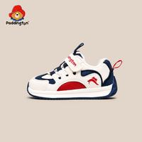 Paddington 2024冬季儿童加绒运动鞋保暖棉鞋休闲小童防滑机能鞋