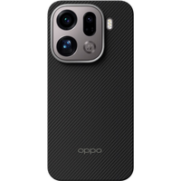 OPPO Find X9 Pro 芳纶纤维磁吸保护壳经纬黑支持无线充品质轻薄仿若无物 适配OPPOFindX9Pro 手机