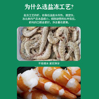 梦尝客 山东青岛盐冻大虾鲜活盐冻国产白虾盐冻虾 生鲜虾 20-30规格(单只虾分离) 气冻虾3斤(净虾2.8斤)