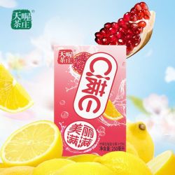 天喔 茶庄C满E柠檬石榴复合果汁饮料250ml*16 果味果汁饮品礼盒