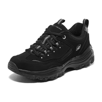 SKECHERS 斯凯奇 D'LITES系列 I-Conik 女子休闲运动鞋 88888250-BBK 全黑色 35.5