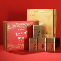 徽六 特二级 高端茗茶 黄山毛峰礼盒装220g+2000品鉴
