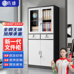 佐盛 文件柜办公柜钢制铁皮柜大器械储物柜资料柜档案柜员工柜凭证柜