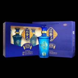 景芝 一品景芝蓝淡雅 芝麻香型白酒52度500ml*2瓶精美礼盒