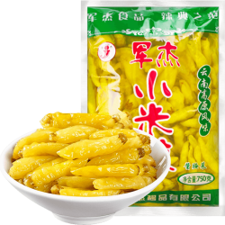 军杰 小米辣750g云南高原风味泡椒野山椒剁椒