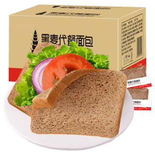 bi bi zan 比比赞 黑麦代餐面包 500g