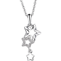 六福珠宝新年 铂金吊坠Starry星轨迹铂950不含链挂坠 计价 约1.42克